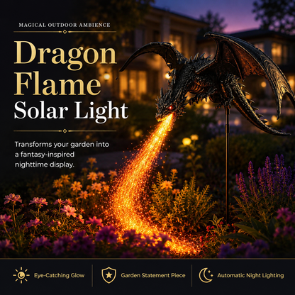 🔥HOT SALE 50% OFF🐉Solar Dragon Fire Garden Light