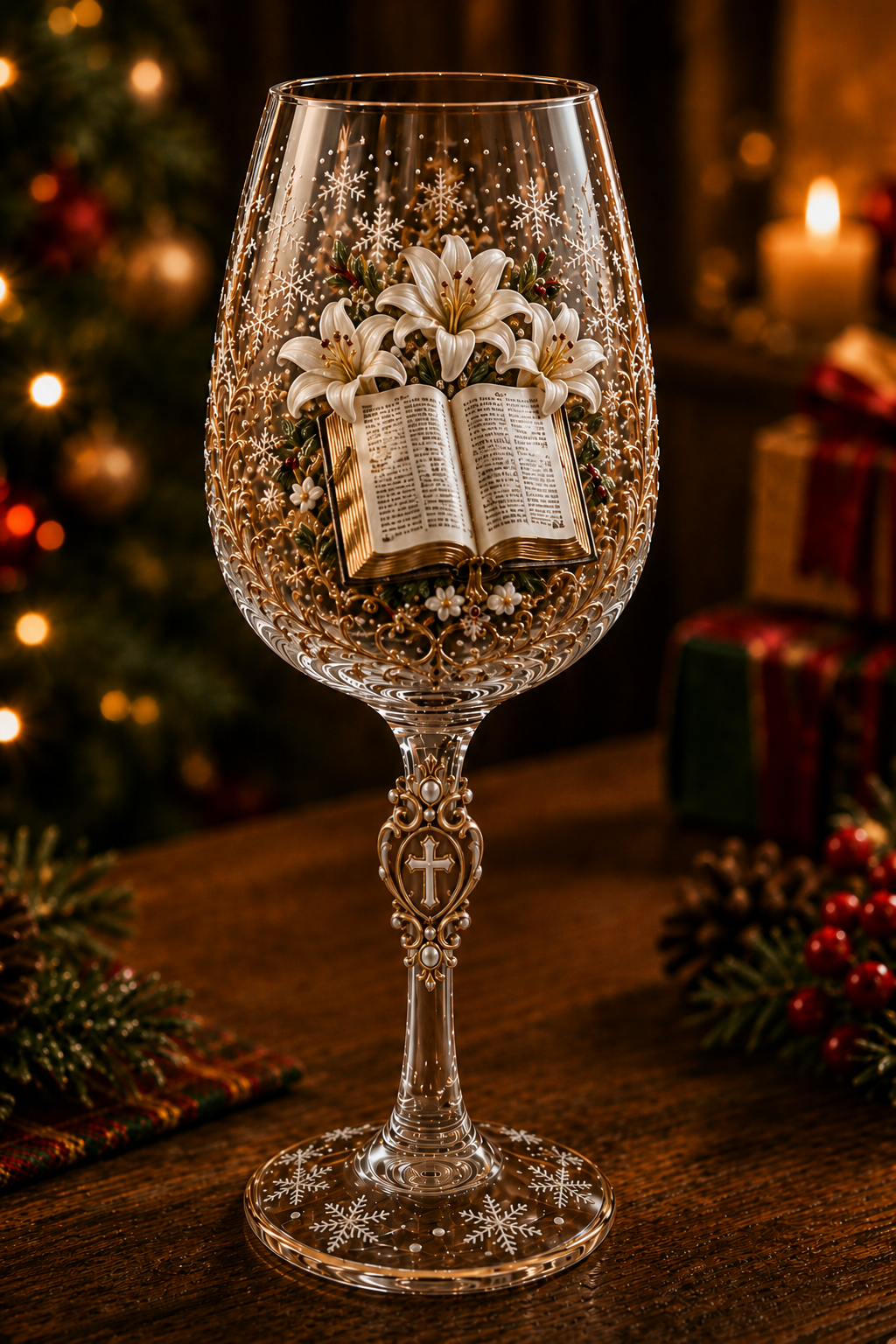 🎁✝️Faith & Grace  Christian Wine Glass Set - The Perfect Gift for Someone Who Loves Jesus 🎁