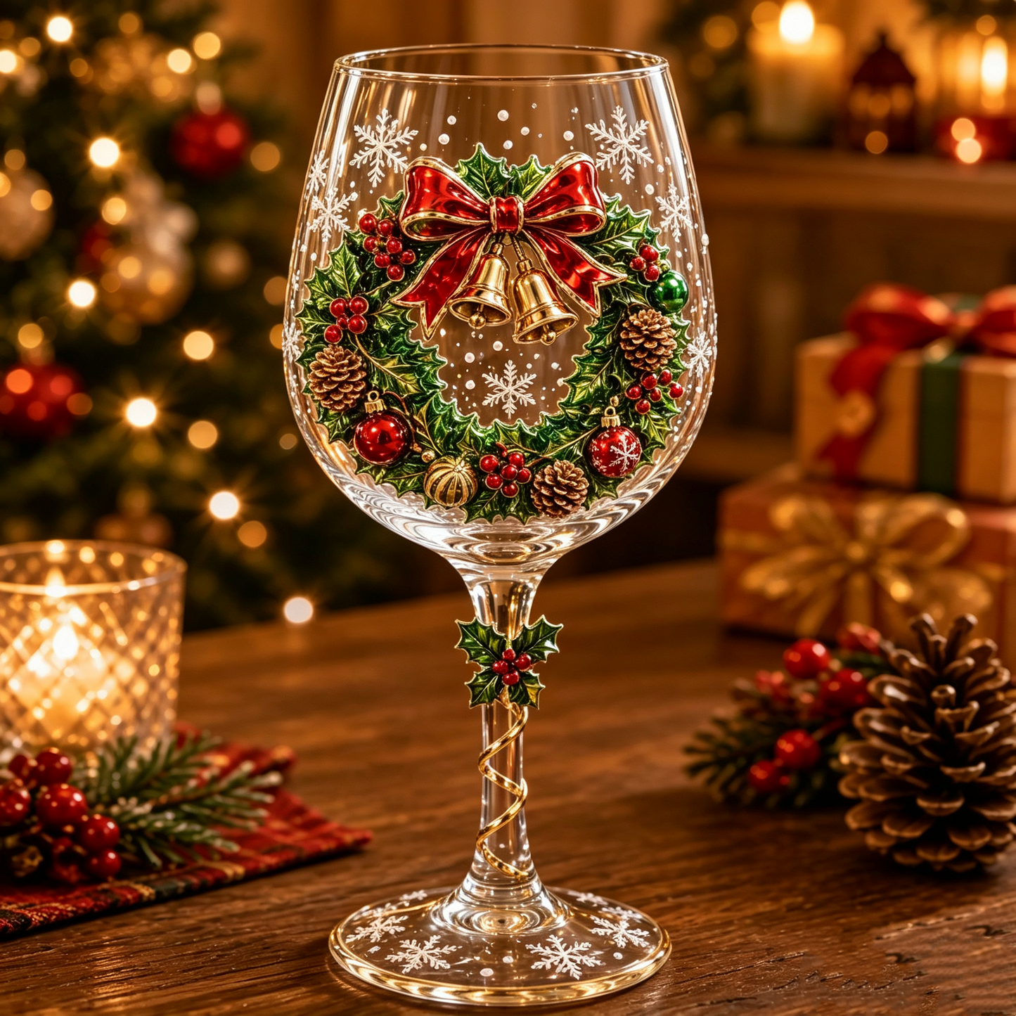 🔥HOT SALE 50% OFF🎁Christmas 3D Wine Glass Collection Gift Box Set 🍷✨
