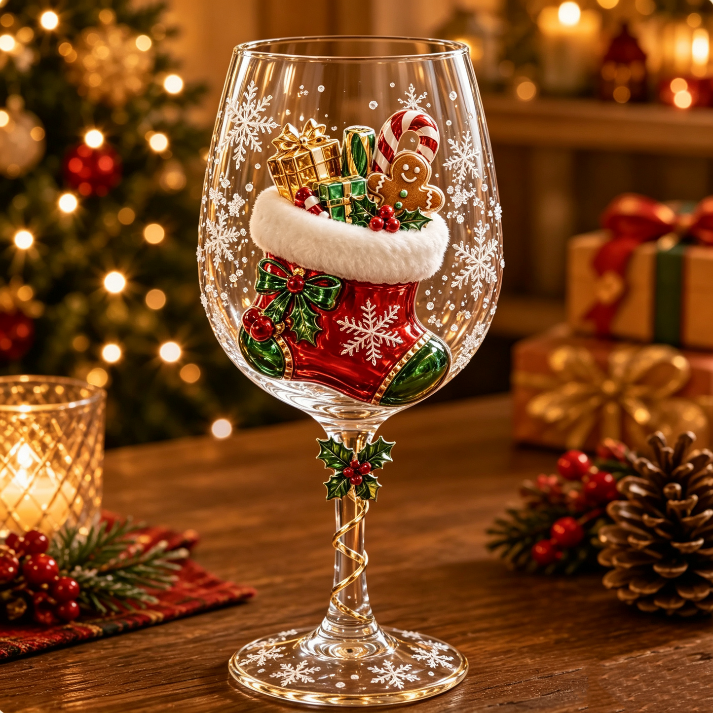 🔥HOT SALE 50% OFF🎁Christmas 3D Wine Glass Collection Gift Box Set 🍷✨