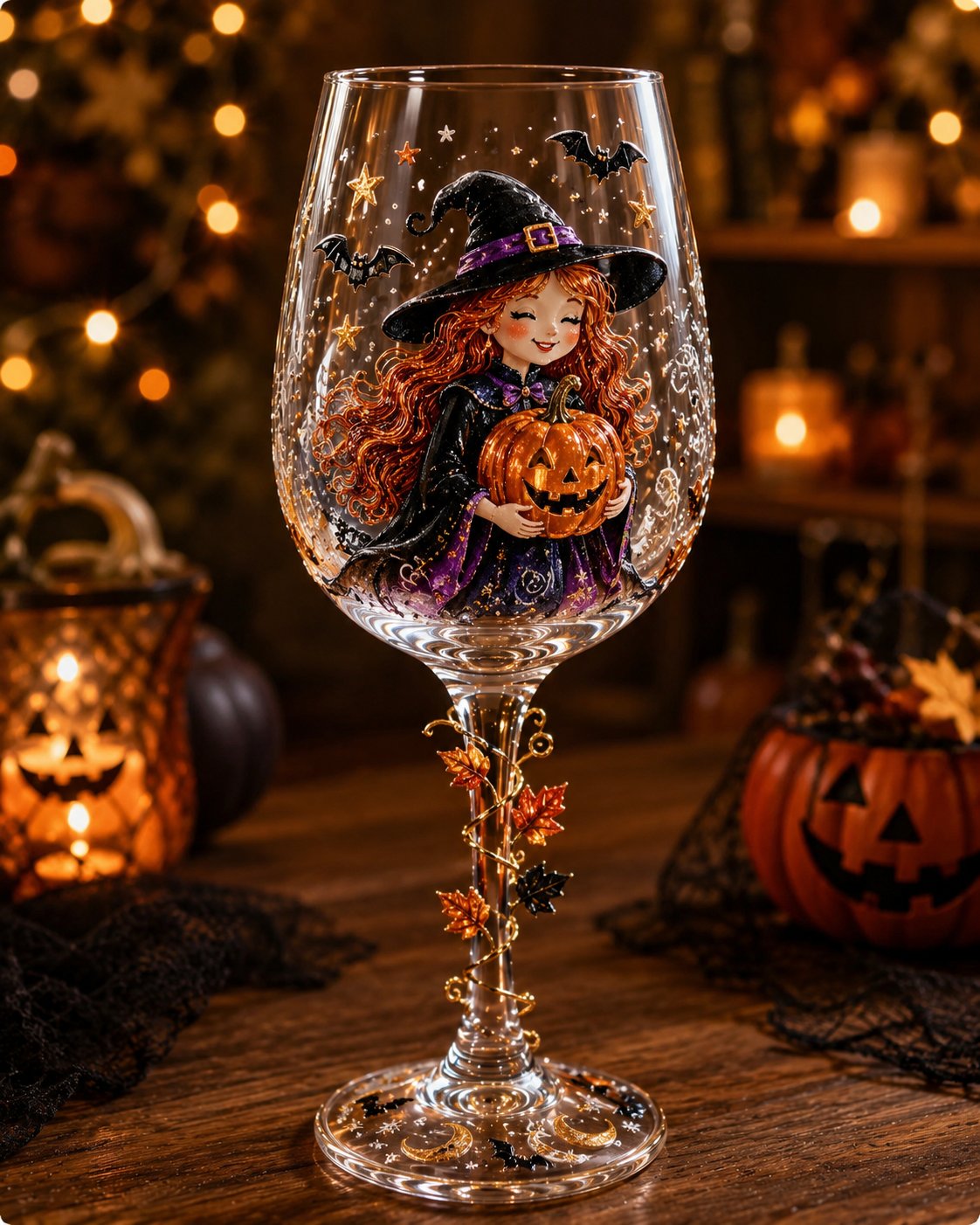 🔥HOT SALE 50% OFF🎁 Halloween 3D Wine Glass Collection Gift Box Set – 6 Spooky Collectible Designs 🎃🍷
