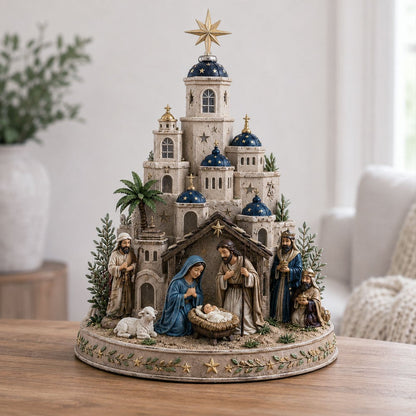 🕊️ Bethlehem Nativity Light Tower — Let His Light Shine This Christmas