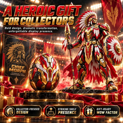 🪶🔥 ChiefMorph – Egg to Chief Transforming Mechanical Figure