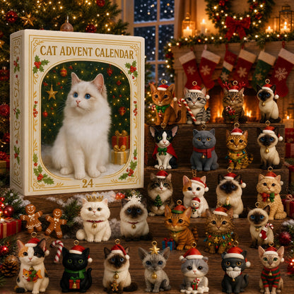 🎁 50% OFF Today 🎁 2026 Cat Advent Calendar – 24-Day Christmas Countdown Gift for Cat Lovers, Cat Owners & Friends