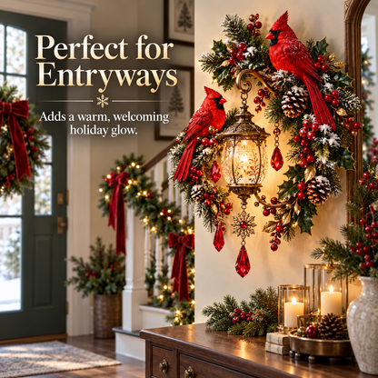 ✨Last Day 49% OFF✨Cardinal Christmas Lantern Qobliv™ – Lighted Holiday Wall Decor