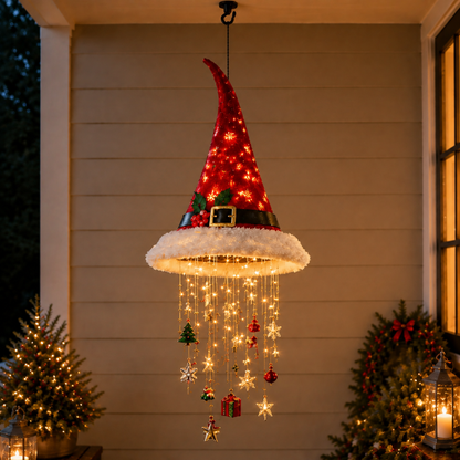🔥TODAY 55% OFF🎅 Santa Hat Hanging Chandelier 🎄