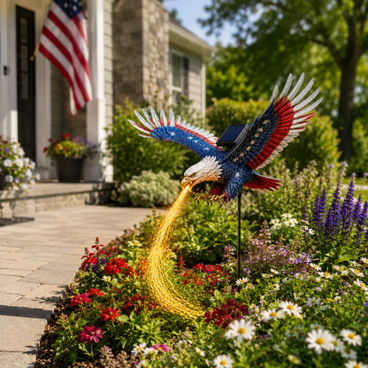 🔥70% OFF TODAY🦅Freedom Eagle Solar Garden Light