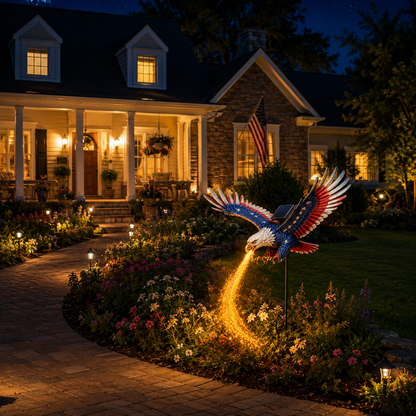 🔥70% OFF TODAY🦅Freedom Eagle Solar Garden Light