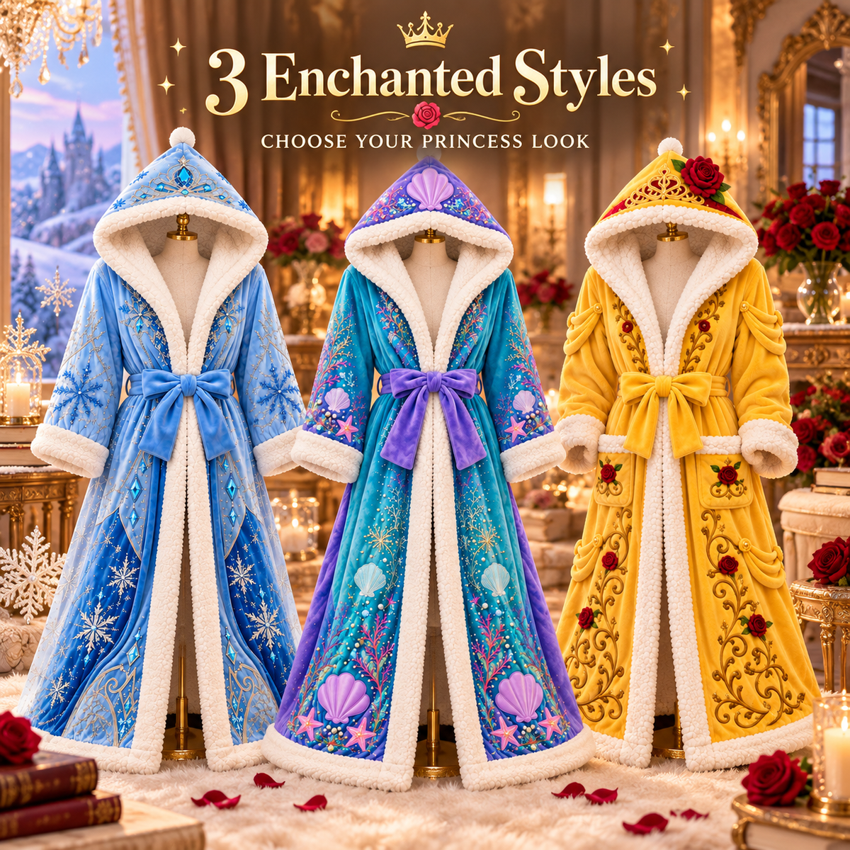 ✨ Princess Heated Robe - Wrap Yourself in Royal Warmth