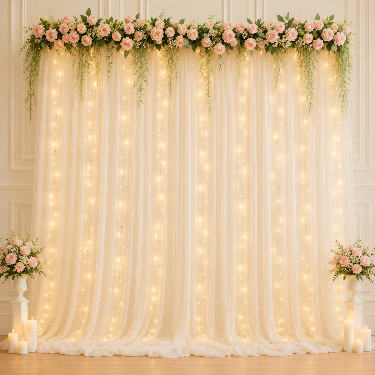❤️Dreamy Tulle Curtain Lights Set