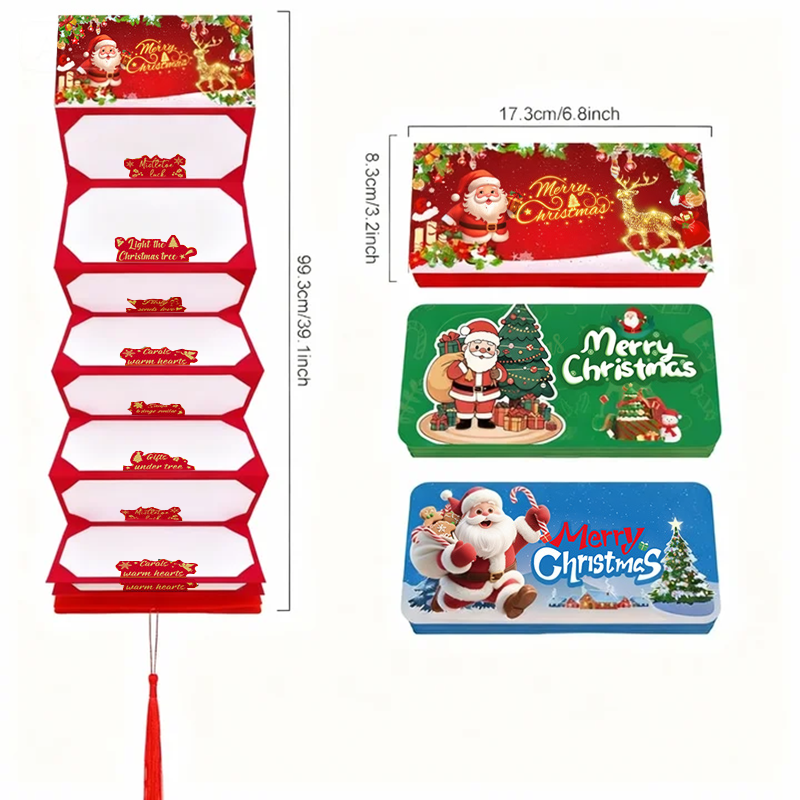Christmas Cash Pull Gift Card | Creative Christmas Card Set Perfect for gifts, parties, and holiday surprises — easily create a joyful Christmas atmosphere!