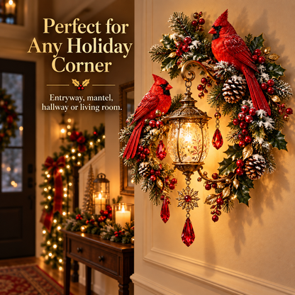 ✨Last Day 49% OFF✨Cardinal Christmas Lantern Qobliv™ – Lighted Holiday Wall Decor