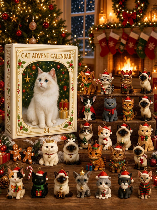 🎁 50% OFF Today 🎁 2026 Cat Advent Calendar – 24-Day Christmas Countdown Gift for Cat Lovers, Cat Owners & Friends