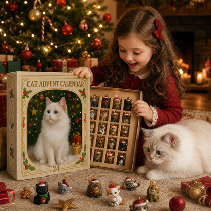 🎁 50% OFF Today 🎁 2026 Cat Advent Calendar – 24-Day Christmas Countdown Gift for Cat Lovers, Cat Owners & Friends